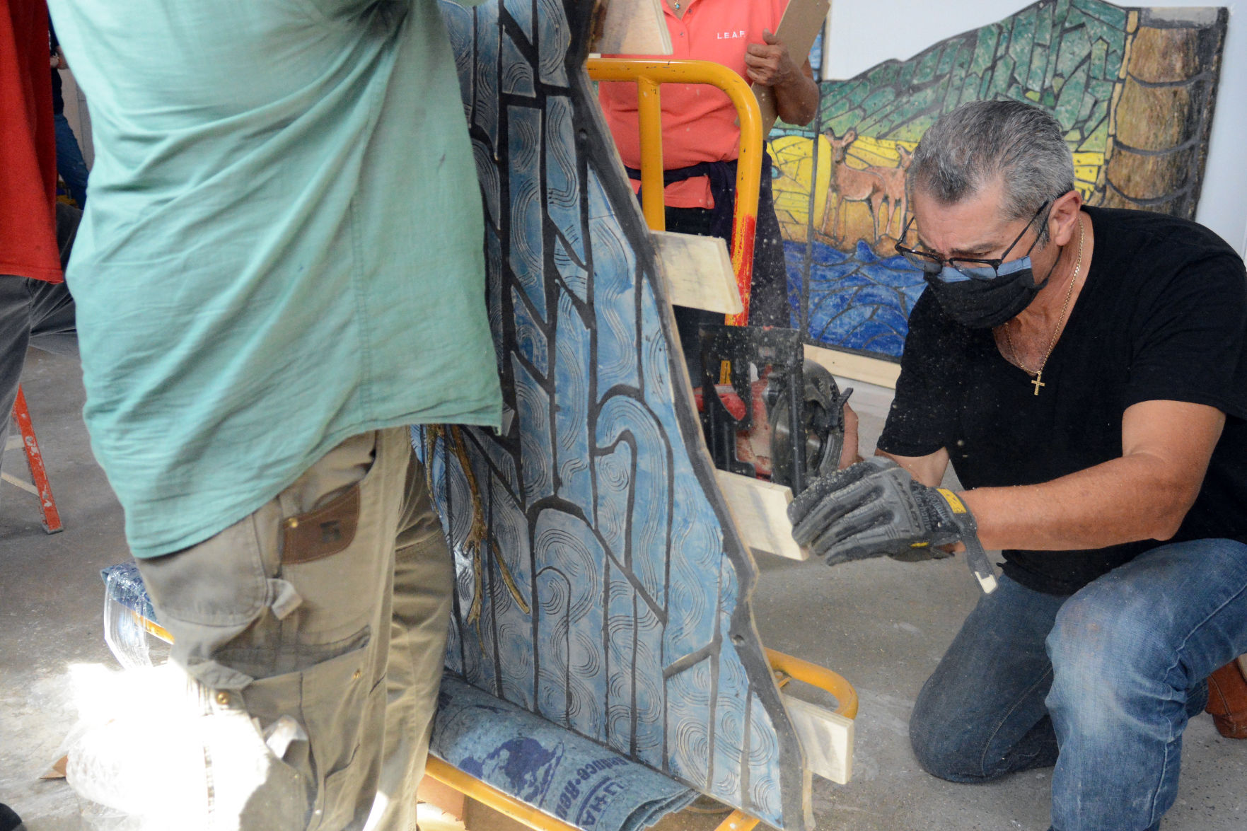 Little Eagle Arts Foundation mural for Baraboo middle school